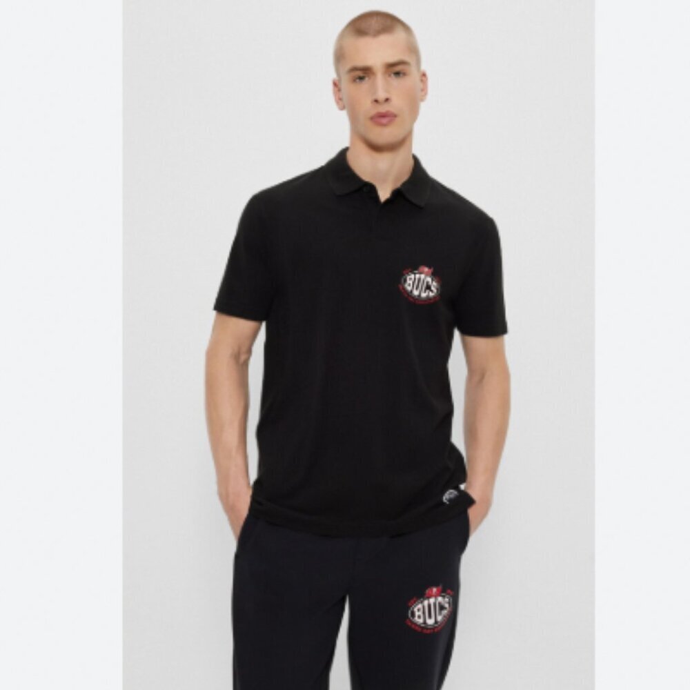 NWT Hugo Boss Bucs NFL Polo Size Medium